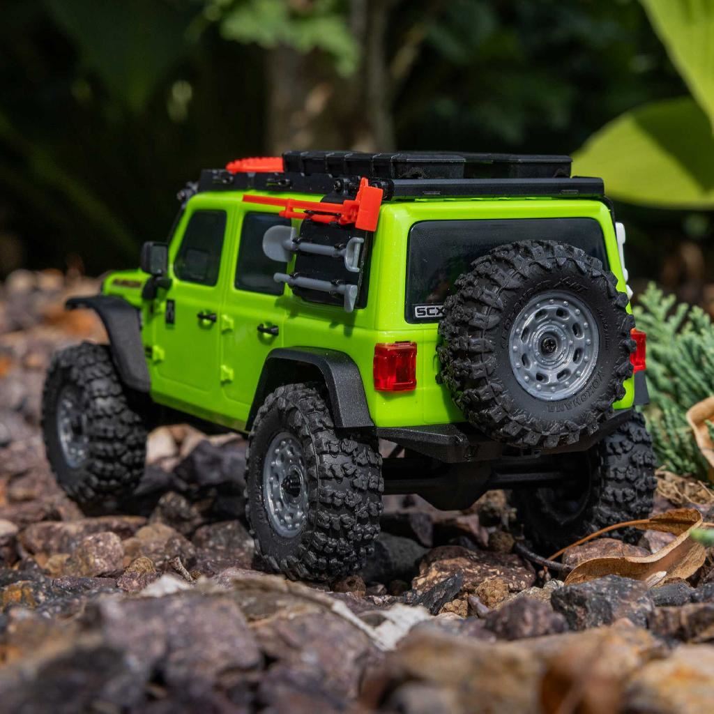 Axial 1/30 Scx30 Jeep Wrangler Jlu 4X4 Rtr Rock Crawler Green