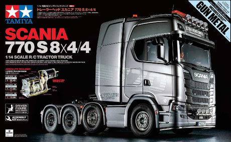 Tamiya Scania 8X4/4 Gun Metal
