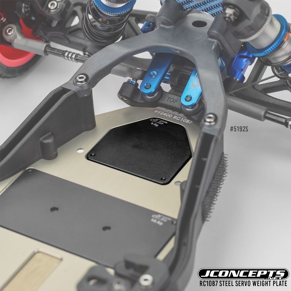 Rc10B7 Steel Servo Weight Plate - Set