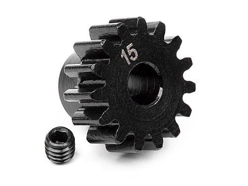 HPI Pinion Gear 15 Tooth (1M/5mm Shaft)