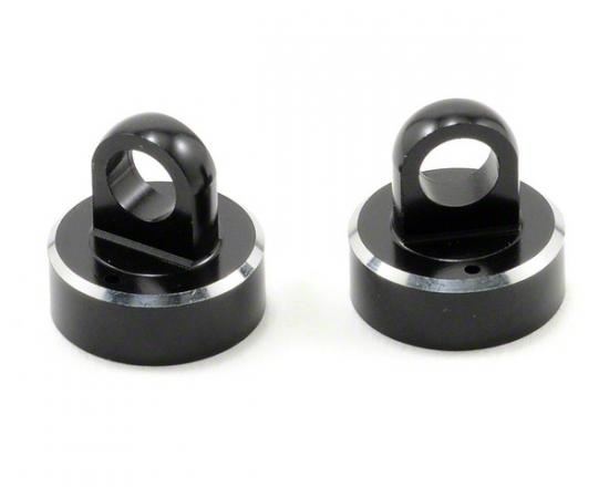 Schumacher Race Shock Top Cap (pr) - Black Unvented