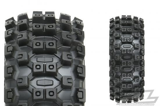 Proline Badlands Mx 1:8 Buggy M2 Tyres Pre Mounted On White Wheels (2)