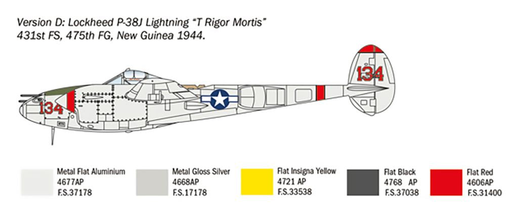 Italeri P-38J “Lightning”