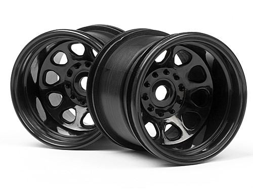 HPI Classic King Wheel Black (2.2In/2Pcs)