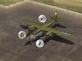 Icm Airfield Of The American Bomber Group (B-26G Marauder With Crew & Landing Mat)