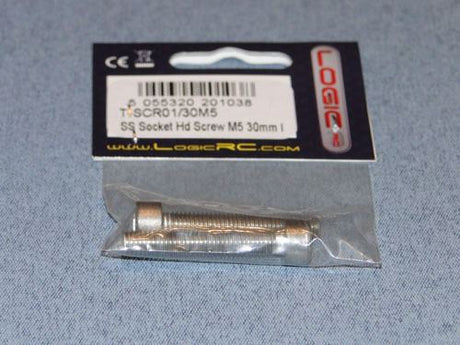 RACTIVE SS Socket Hd Screw M5 30mm Pk2