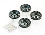 FASTRAX ALUMINIUM BEADLOCK SIXO 1.9  WHEELS - GREY (4PC)