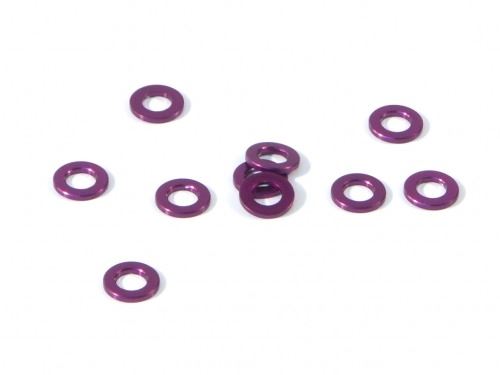 HPI Aluminium Washer 3 X 6 X 0.75mm (Purple/10 Pcs)