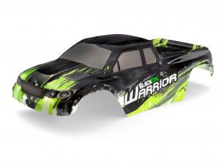BlackZon Warrior Bodyshell (Black/Green)