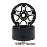 Yeah Racing 1.9 Aluminum CNC 5 Spoke Beadlock Rim 2pcs