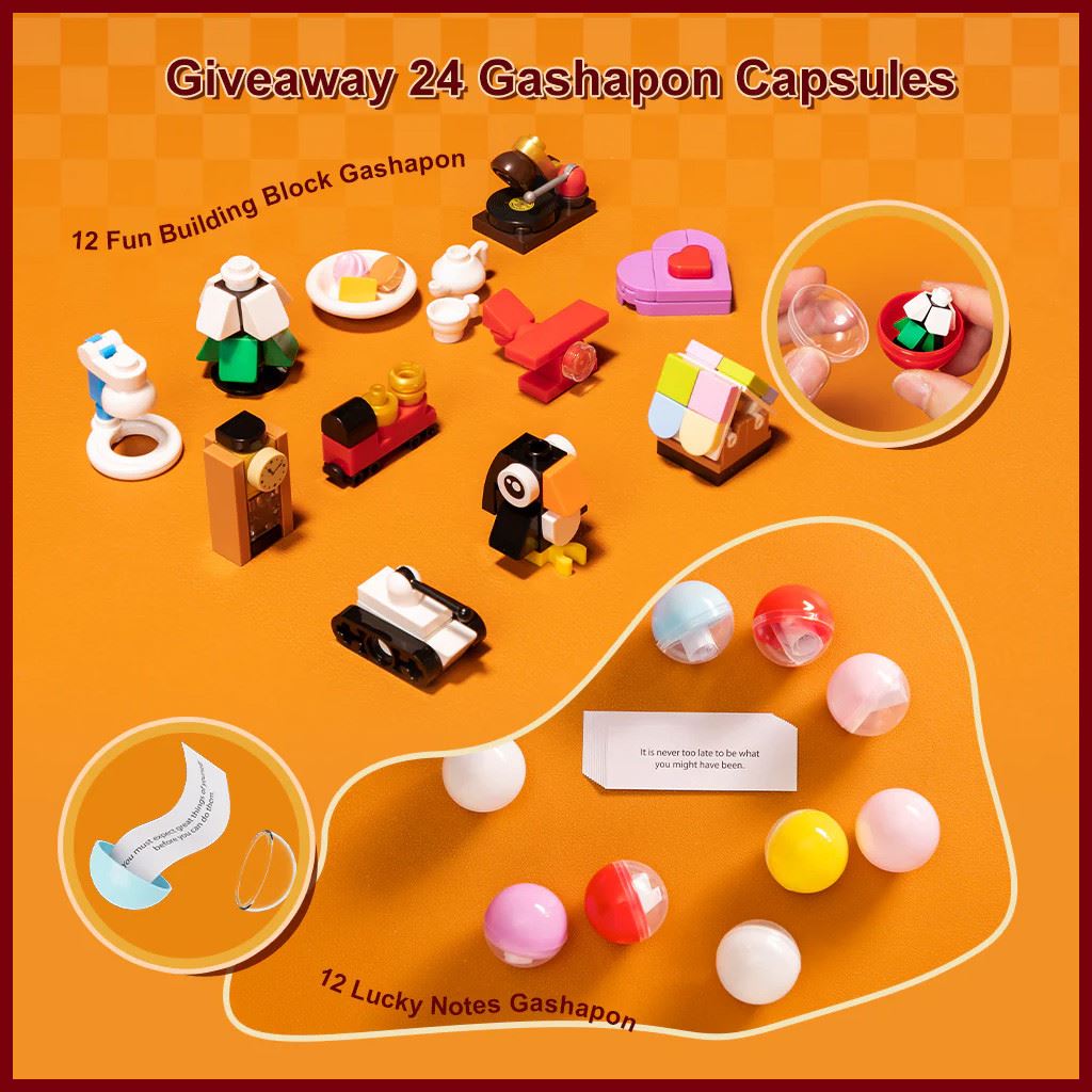 Pantasy Retro Gumball Machine - 936 Pcs
