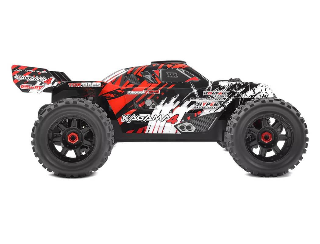Corally Kagama-4 Brushless 4S Basher Truck Rtr - Red