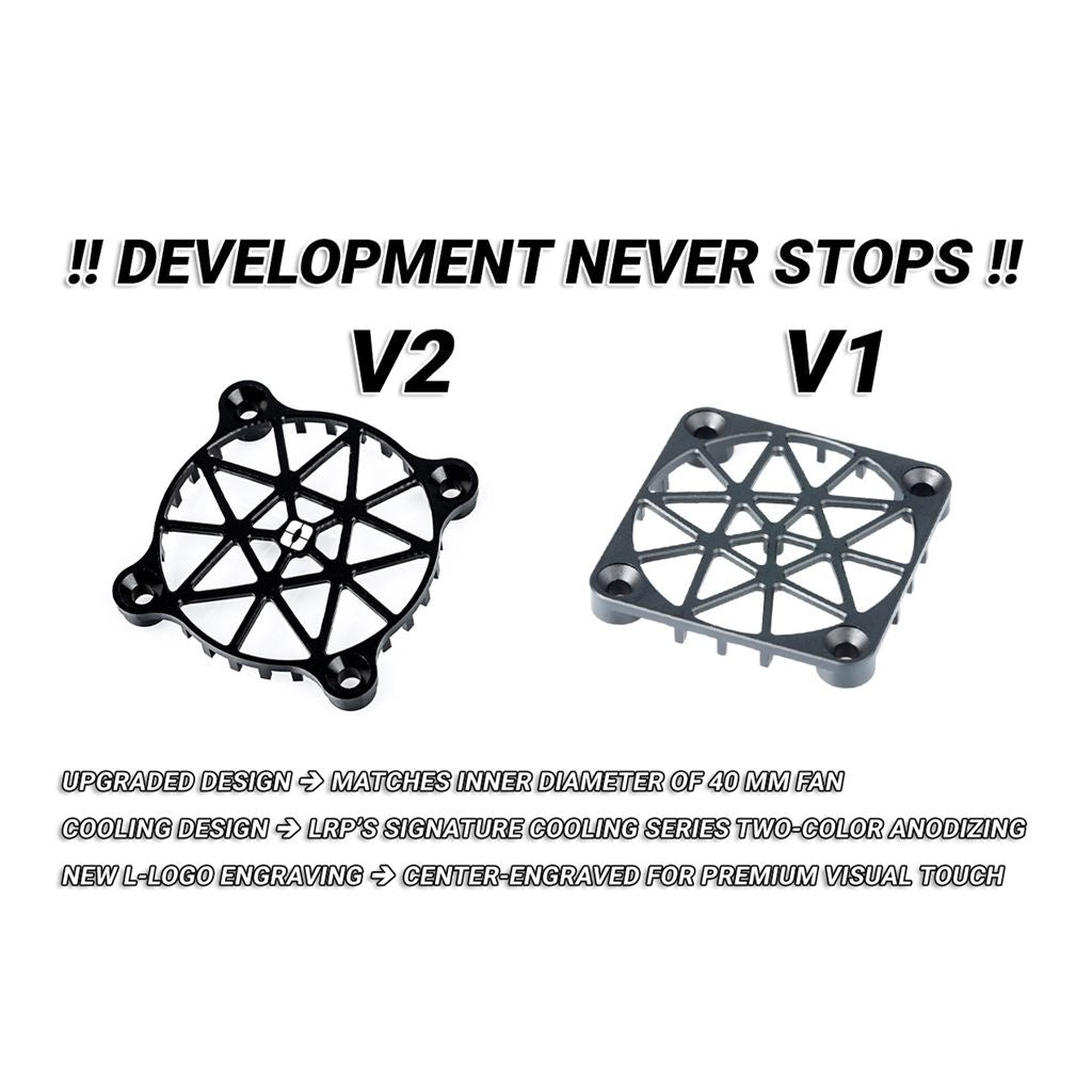 Nosram Alloy Safety Mesh V2 For 40Mm Fan - Black