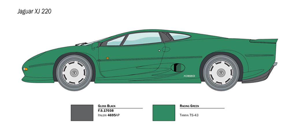 Italeri Jaguar XJ 220