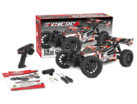 Corally Syncro-4 Brushless 4S Basher Buggy Rtr - Red/Black