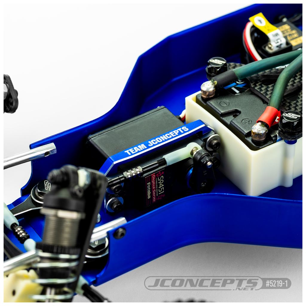 Rc10 Rc10T Rc10Gt Servo Mount Bracket Blue