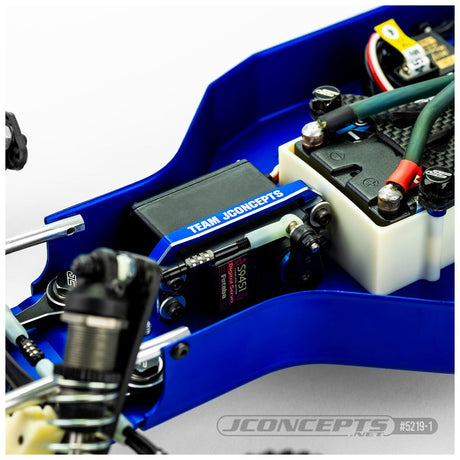 Rc10 Rc10T Rc10Gt Servo Mount Bracket Blue