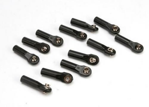TRAXXAS Rod ends (12)/ hollow balls (12) (fits Jato, includes 4 holl