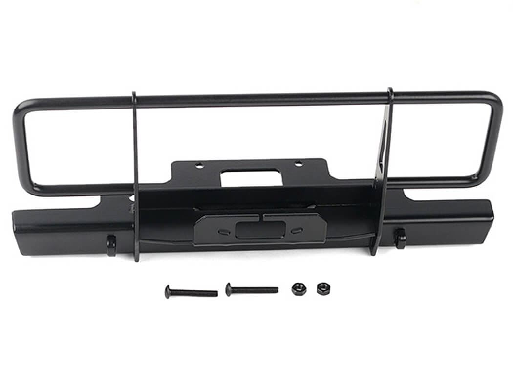 RC4WD OXER STEEL FRONT WINCH BUMPER FOR AXIAL SCX10 III EARLY FORD BRONCO (BLACK)