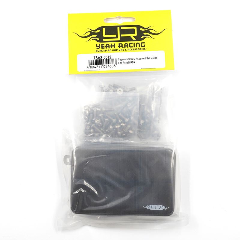 Yeah Racing Titanium Screw Assorted Set w/Box For ReveD RDX