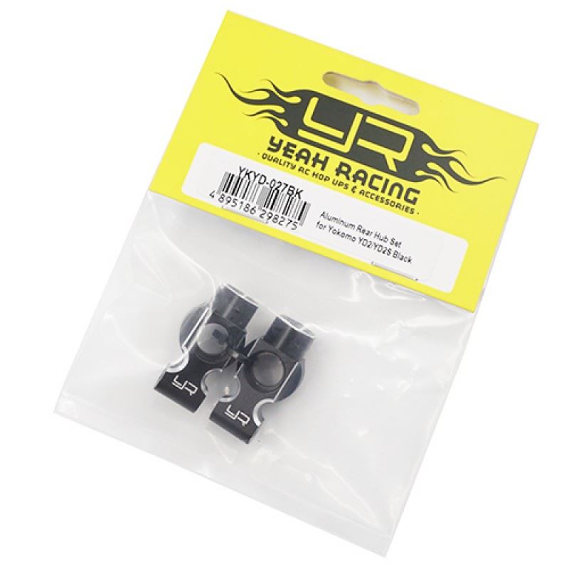 Yeah Racing Aluminum Rear Hubs for Yokomo YD2 YD2S YD2TC Black