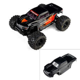 Pro-Line 1/16 Pre-Cut Truck Body Tough Color Black: Traxxas Mini Maxx