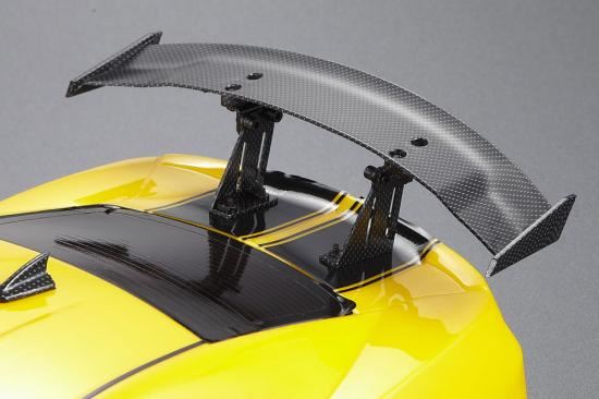 KILLERBODY 1/10 TC BASIC PLAST IC PARTS (CARBON FIBER FINISH)