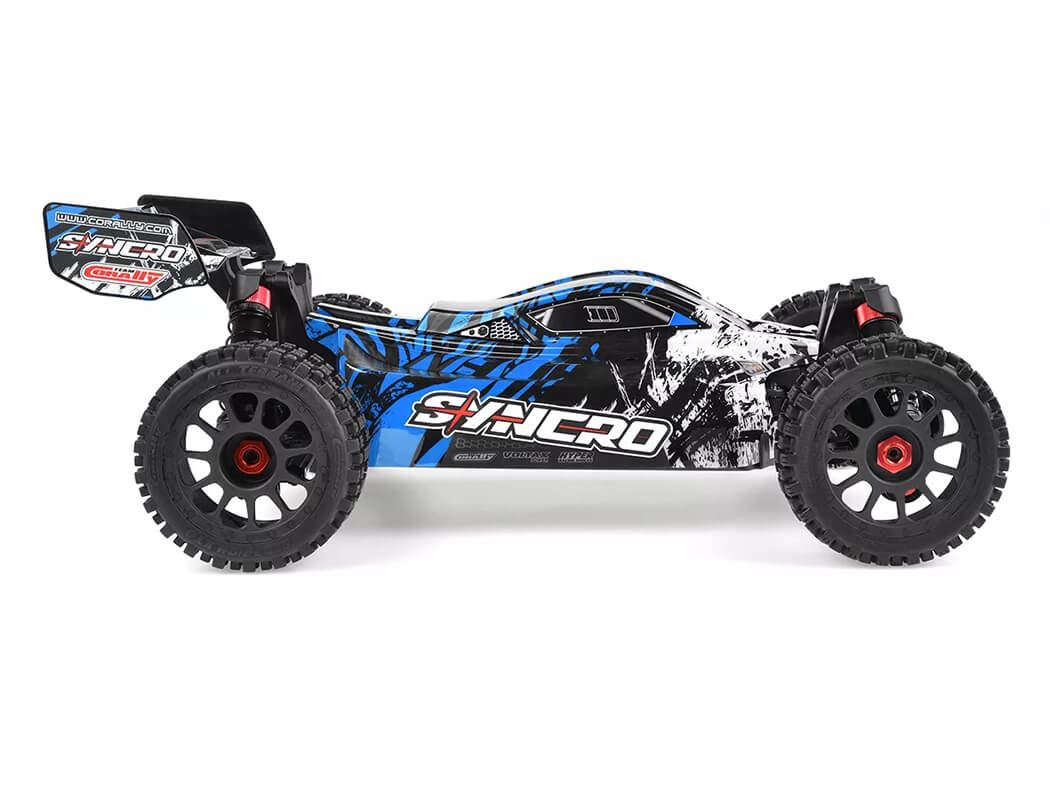 Corally Syncro-2 1/8 Brushless 3-4S Basher Buggy Rtr - Blue