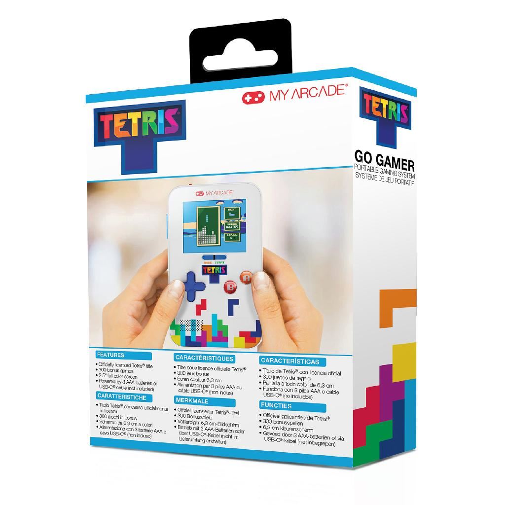 My Arcade (Parent) Tetris Go Gamer Portable Video Game System (301 Games in 1)