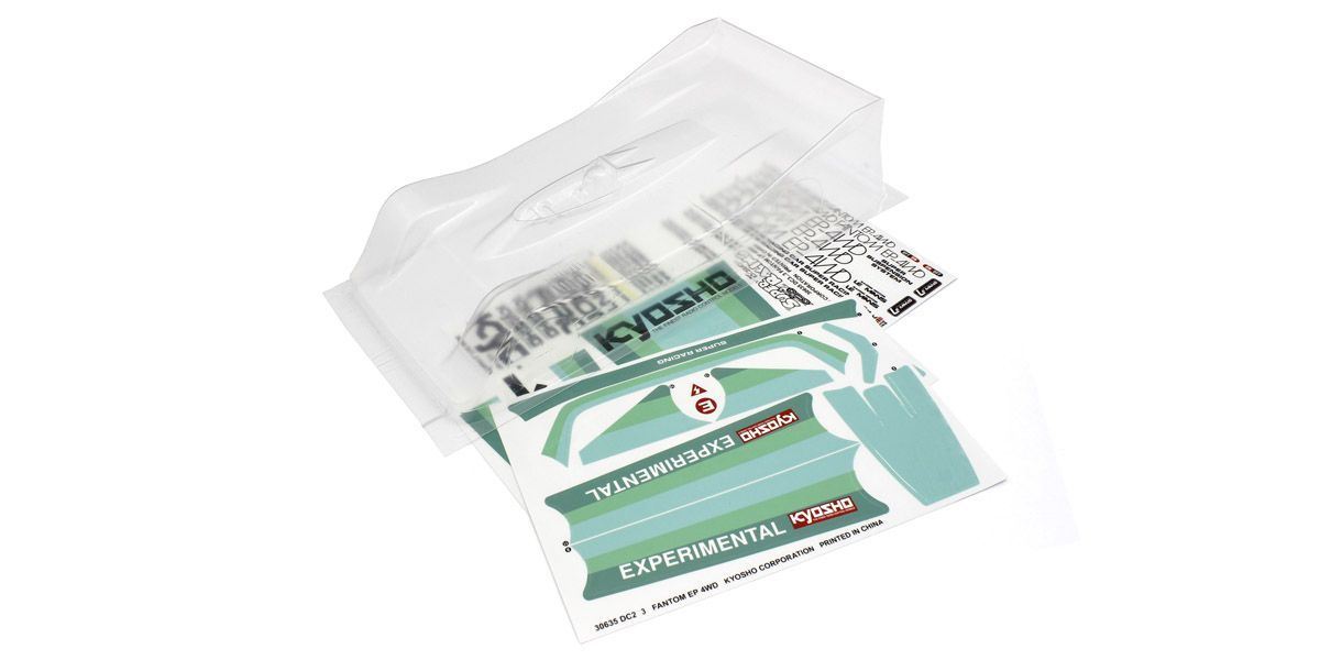 Clear Bodyshell 1:12 Kyosho Ep Fantom 4Wd Ext Crc-Ii