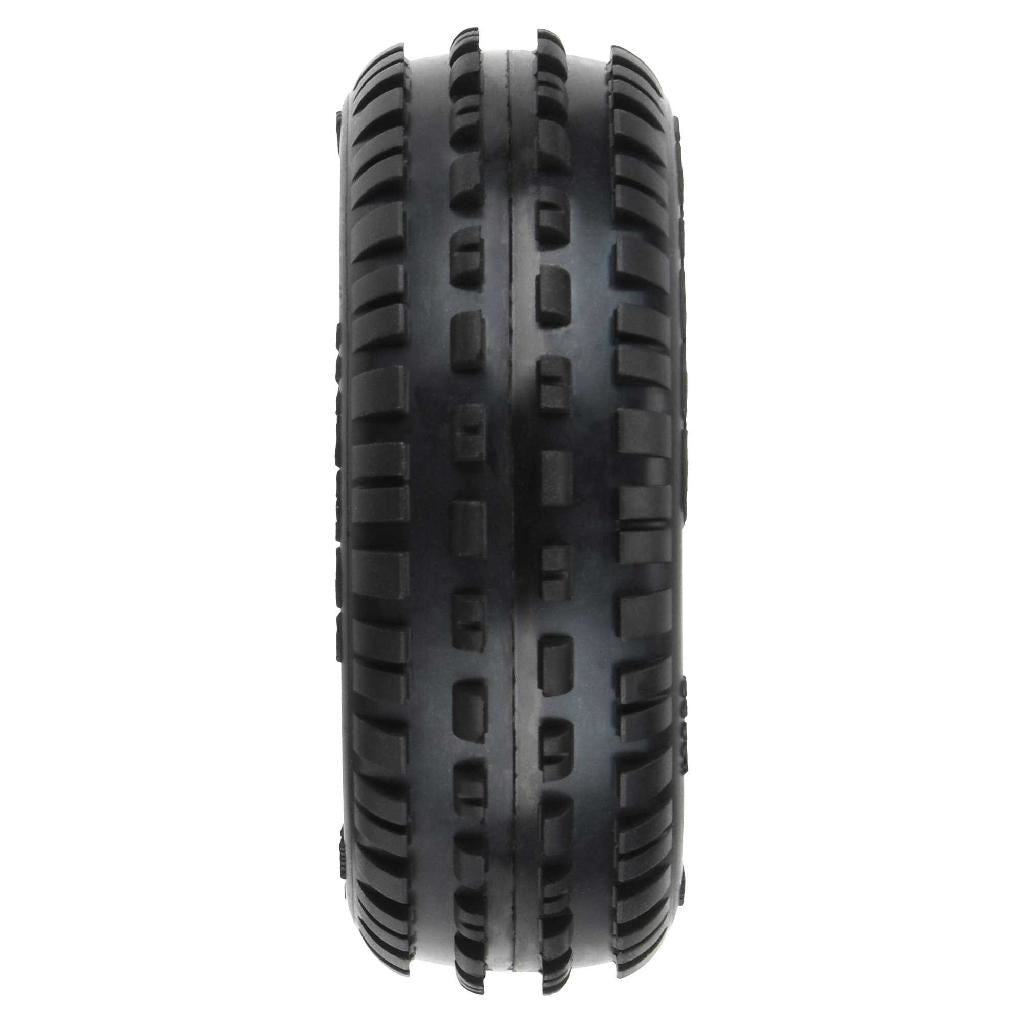 Proline 1/18 Wedge Front Carpet Mini-B Tires Mounted 8mm Yellow Whee