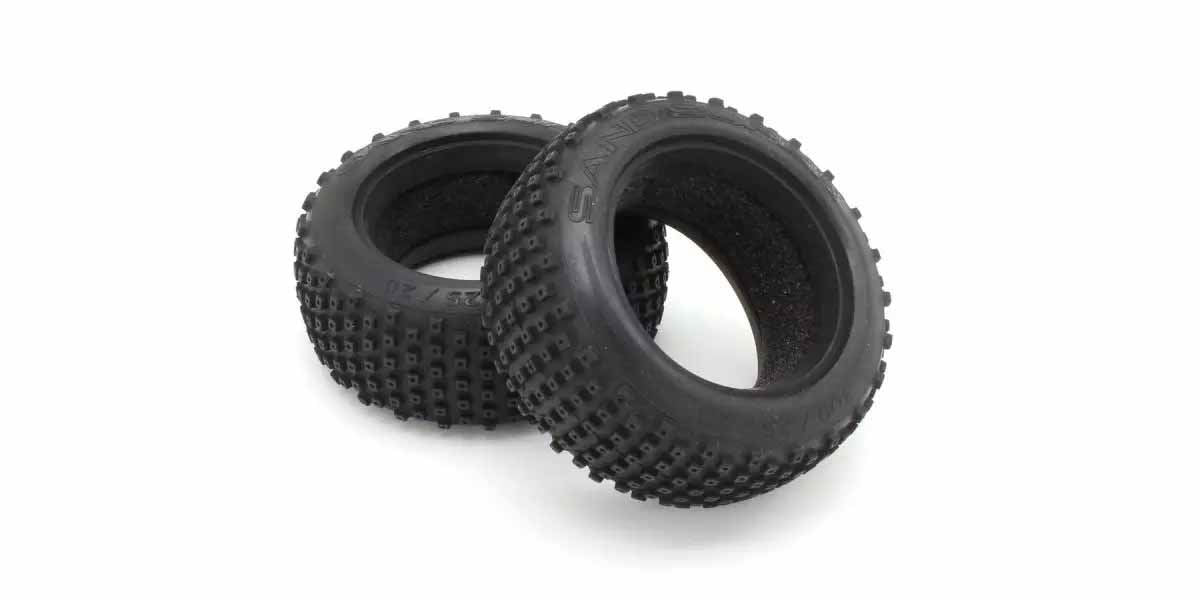 Kyosho Turbo Optima Front Soft Tires 50X83X30Mm  (2) - Block Type