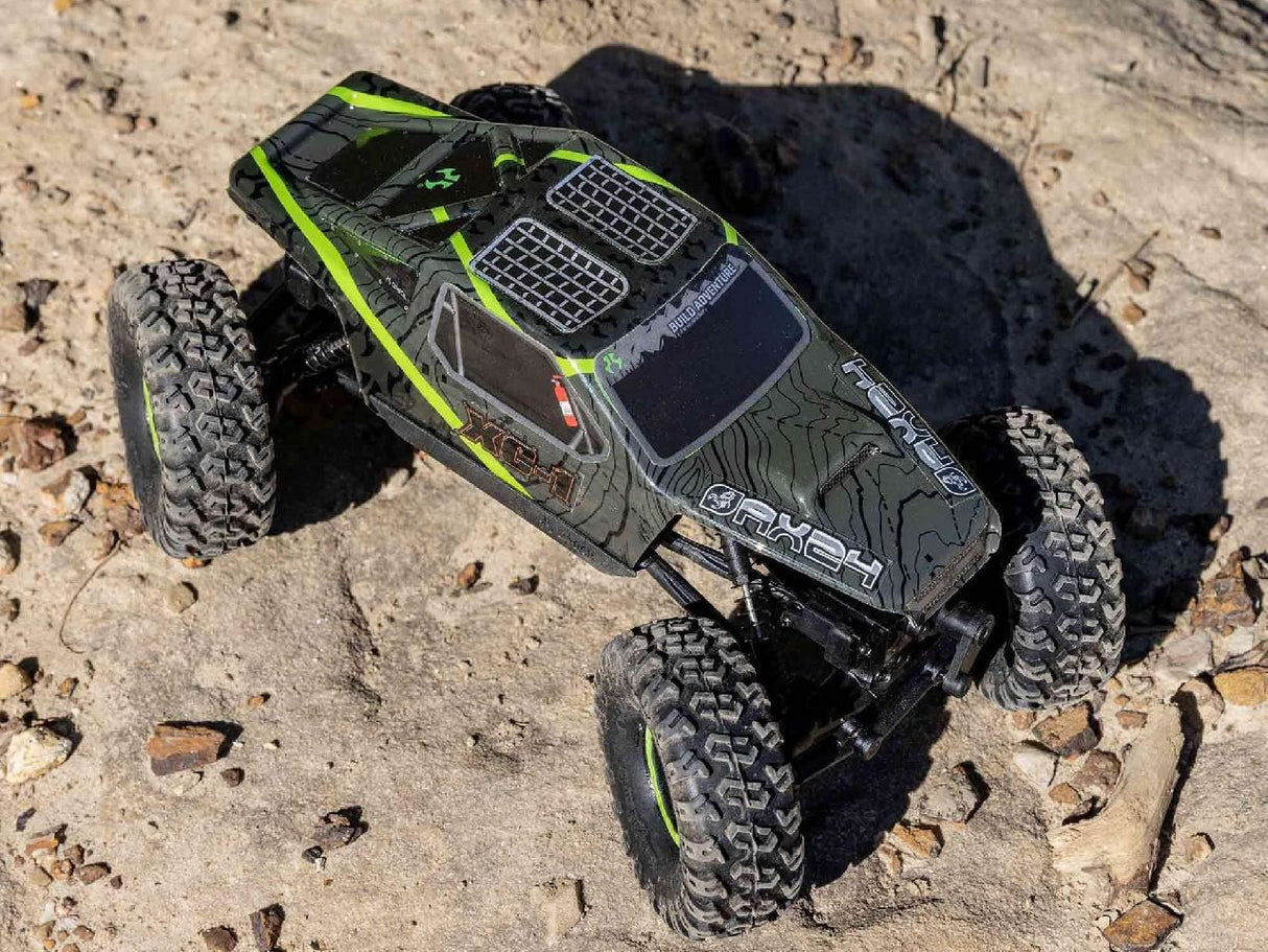 Axial 1/24 AX24 XC-1 4WS Crawler Brushed RTR, Green