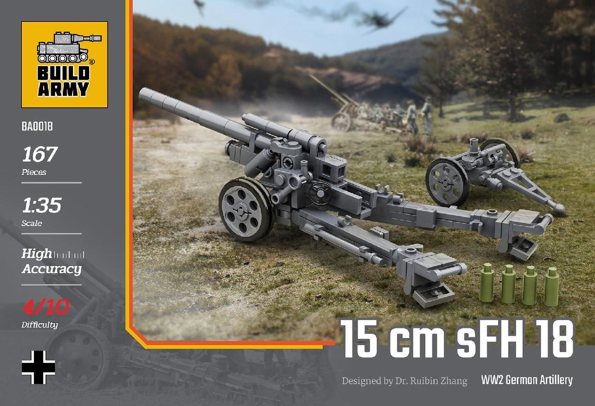 Build Army German 15Cm Sfh 18 Artillery
