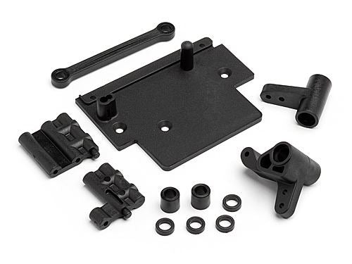 HPI Bullet Flux Esc Plate And Steering Bellcrank