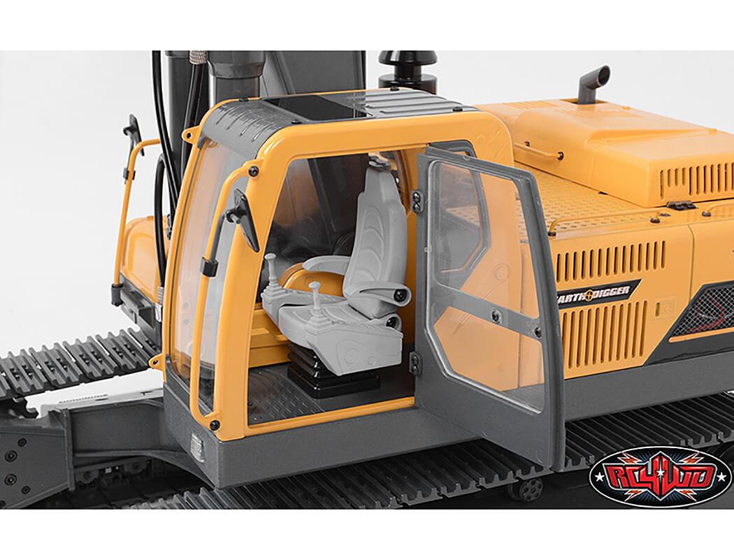 Rc4Wd 1/14 Scale Rtr Earth Digger 36 0L Hydraulic Excavator (Yellow