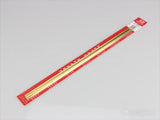 KS 300mm Shapes: Brass Triangle Tube (Pk2)