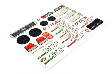 FTX SURGE SHORT COURSE DECAL SHEET