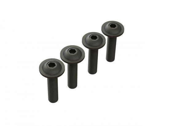 Arrma Button Head Screw Flanged M4x14mm (4)