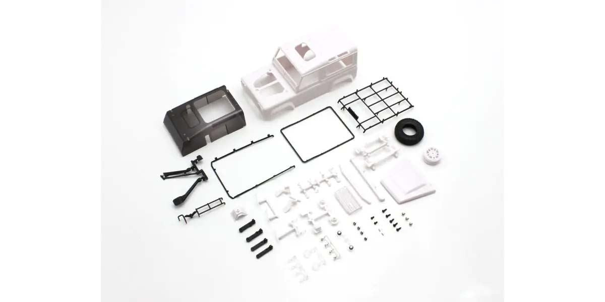 Bodyshell Land Rover Defender Adventure Mini-Z 4X4 Mx01 (White Body)