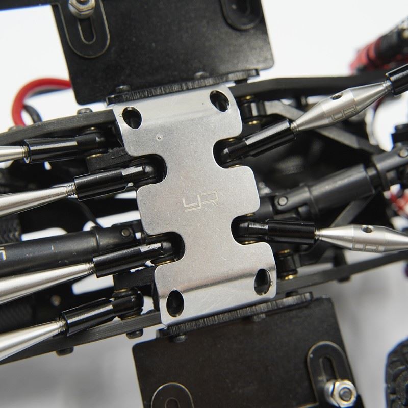 Yeah Racing Stainless Steel Skid Plate For Axial SCX24