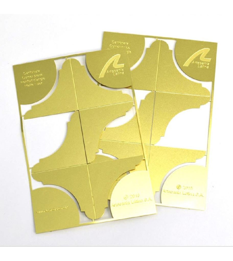 Artesania SET 4 BRASS CORNER EDGE GUARD Nº 2