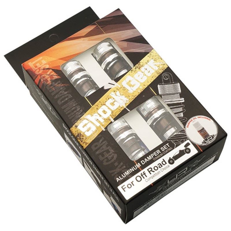 Yeah Racing Shock-Gear 60mm Damper Set For 1/10 RC Off Road Car Tamiya GF01 WR02 Kyosho Beetle