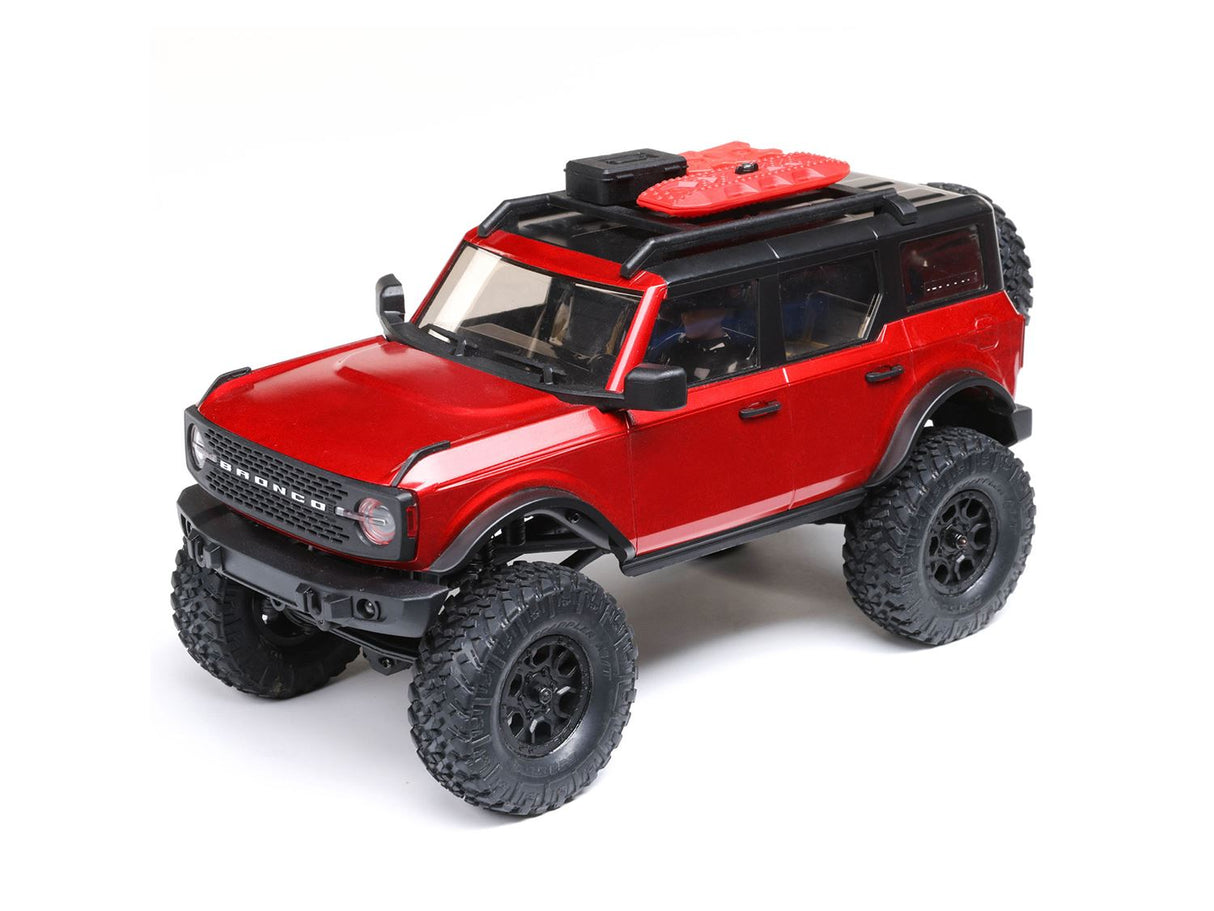Axial 1/24 SCX24 2021 Ford Bronco 4WD Truck Brushed RTR, Red