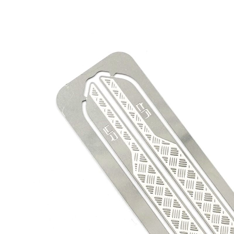 Yeah Racing Stainless Steel Rock Rails Diamond Plate fits TRX-4M Defender Bronco