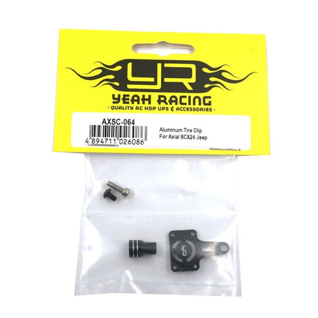 Yeah Racing Aluminum Spare Tire Carrier For Axial SCX24 Jeep 1/24 RC