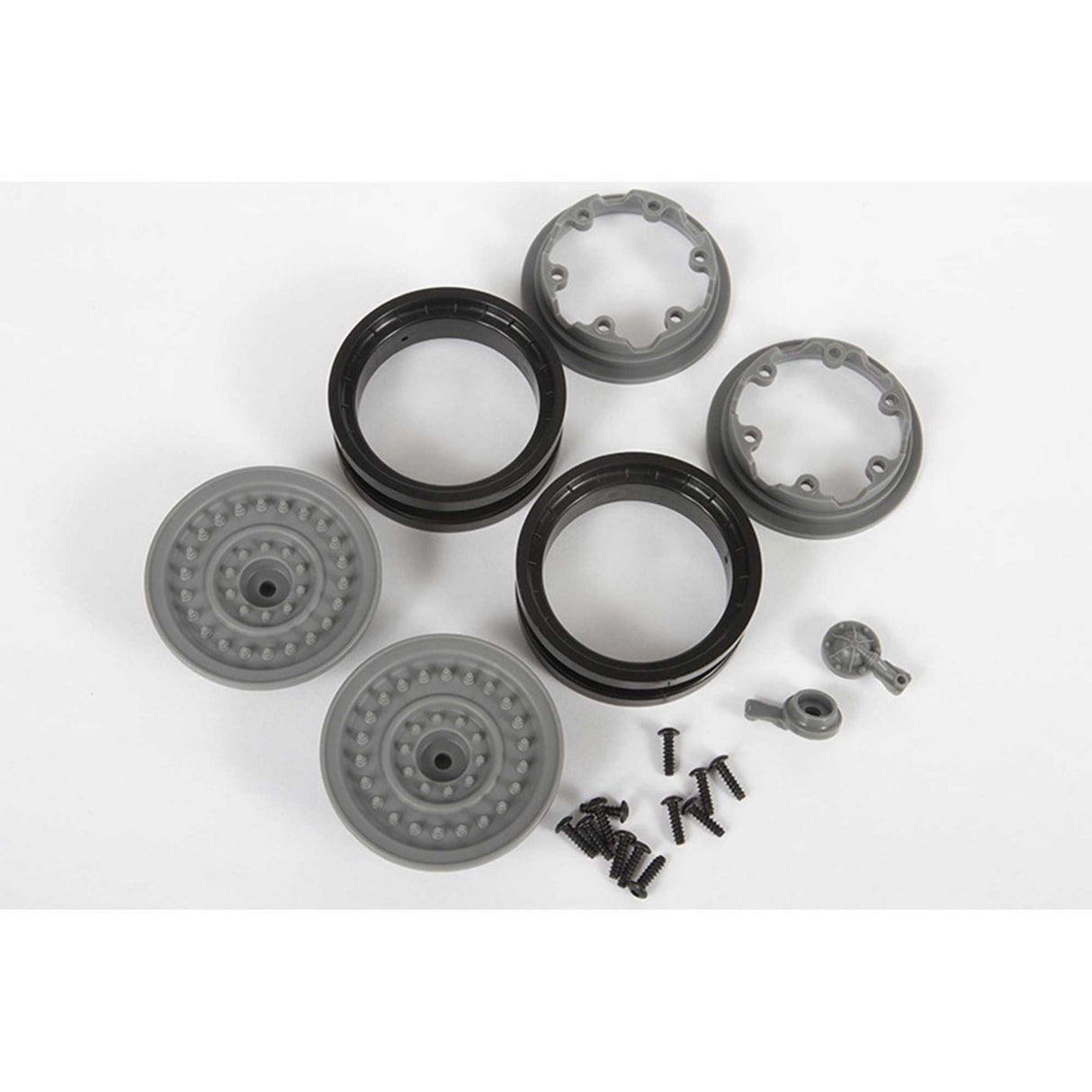 Axial 1.9 MW19 Beadlock Wheels - Gray (2pcs)