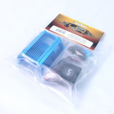 Yeah Racing Heat Sink with Twin Tornado High Speed Fans sets for 1:8 Motors with around 40.8mm diameter