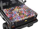 Rc4Wd Chevrolet Blazer & K10 Hood (Sticker Bomb)