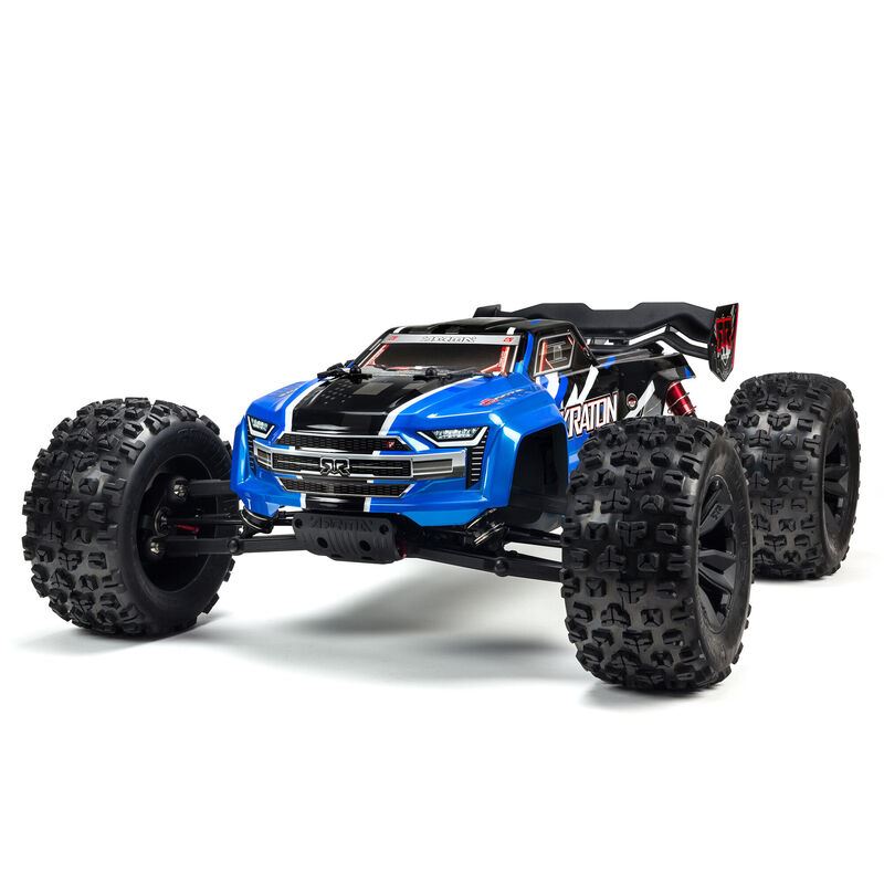 Arrma Kraton V5 6S 4WD BLX 1/8 Blue Monster Truck with Spektrum Firma - ARA8608V5T2